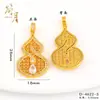 Acessórios DIY Banhados a Ouro Antigo que Preservam a Cor, Pingente com Incrustação de Diamante, Pingente de Cabaça Vazada, Pingente de Cabaça Floral Original Personalizado