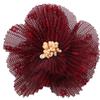 Acessórios de flor de sapato atacado DIY coreano feito à mão placa de fio flor acessórios de cabelo para crianças anel de cabelo segurando materiais decorativos de flores