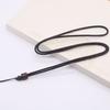 Suministro directo de fábrica cuerda para collar diy collar tejido cuerda simple rojo y negro pulsera para hombre y mujer cordón venta al por mayor