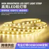 Tira de Luces LED de Alto Voltaje 220V 2835 Impermeable para Exteriores 3030 Tira de Luces Flexible 5730 Resistente al Sol Iluminación de Alta Luminosidad Luz de Ingeniería