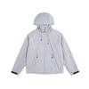 Oferta especial: Chaqueta de senderismo para exteriores estilo montaña patchwork resistente al agua, abrigo casual deportivo ligero con capucha