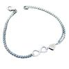 Nueva moda personalidad todo a juego amor viento frío amor ilimitado pulsera ajustable multicapa buena suerte 8 Pulsera de corazón de melocotón 8