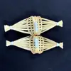 Artesanía Cultural y Creativa de Chaoshan Tejido de Bambú Barco del Festival de los Botes Dragón Tejido Barco Pequeño Estilo Antiguo Barco Dragón Colgante de Bambú Material para Manualidades Venta al por Mayor