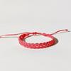 Nueva pulsera de mano tejida a mano de playa multicolor, pulsera para pareja para estudiantes de campus, hombres y mujeres, pulsera impermeable de cuerda encerada en stock