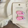 Nuevo Clip para el Cabello de Niña con Lazo Dulce, Flor Geométrica, Pinza Lateral, Pinza para el Flequillo
