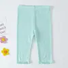 Calças Capri de Modal para Meninas Verão Finas Roupas Infantis Leggings Calças para Bebês Calças Infantis Fabricantes