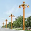 Lâmpada de Frutas Não Padrão 10m Série LED Parque, Praça, Iluminação de Paisagem para Comunidade Luzes de Paisagem Modernas 10m