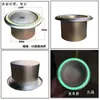 Silla de Masaje Ashtray para RV y Yates Portavasos Multifuncional para Sofá Sofá Portavasos de Aluminio Vela Portavasos de Metal Acero Inoxidable