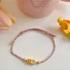 Pulsera de Cuerda Colorida para Rezos Diarios Rosa 2025 Nueva Pulsera Tejida a Mano Joyería para Mujeres Adultas Cuerda de Mano Regalo Lindo