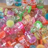 Garrafa de Vidro Transparente Simulação de Concha Luminosa Garrafa Flutuante Brincos de Concha Bolsa Chaveiro Pingente Acessórios para Joias DIY