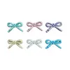 Estilo Coreano 5cm Accesorios de Lazo de Puntos Huecos Hechos a Mano DIY Pegamento de Crema Pinza para el Cabello de Niña Zuecos Bolsa Sombrero