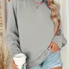 Sudadera Casual de Cuello Redondo, Sudadera Casual de Manga Larga Adecuada para Otoño e Invierno, Ropa para Mujer