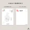 Postal Mapa de las 34 Provincias y Ciudades Nacionales Tarjeta Coleccionable de Sellos de Viaje Dibujo a Mano para Colorear 2 en 1 Cultural y Creativo al por Mayor