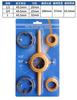 Manguito dentado para placa de tubería de agua, llave de tubo de agua de plástico PPR, herramienta manual de matriz redonda, juego de dientes para tubería de plástico