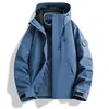 26 Jaquetas Populares para Primavera, Outono e Inverno, Jaqueta Softshell Esportiva Unissex à Prova de Vento para Montanhismo e Caminhada