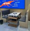 Mesa y silla para olla caliente de mármol con losa de roca, cocina de inducción, mesa y silla para restaurante comercial integrado, mesa y silla para olla caliente, fábrica comercial de catering