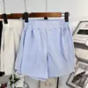 Salvador de Verano~Pantalones Cortos Deportivos de Secado Rápido con Abertura Lateral para Mujer, Cintura Elástica Holgada