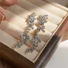 Pendientes de borlas tachonados de diamantes transfronterizos europeos y americanos, pendientes de moda exagerados de nicho de alta gama, pendientes únicos de moda para mujer