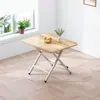 Mesa de jantar dobrável, mesa de jantar simples e portátil para uso doméstico, apartamento de aluguel, apartamento pequeno, mesa de jantar quadrada minimalista