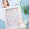 Adesivos de strass brilhantes, decorações de leque, enfeites de strass coloridos, acabamento de pérolas, materiais para artesanato DIY, atacado para vendas transfronteiriças