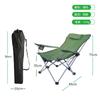 Silla reclinable plegable para exteriores, portátil, ultraligera, para pesca, playa, camping, director, silla plegable para acampar, silla para el almuerzo