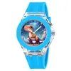 Reloj Momentum de Silicona Luminoso para Escuela Primaria Cuarzo con Manecillas Dibujos Animados Digital para Niños Suministro Transfronterizo Venta al por Mayor