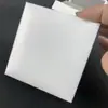 Caixa para Joias de Couro Branco com Borda Reta em Ângulo Reto Caixa para Joias da Moda Caixa para Anéis Caixa para Brincos Caixa para Anéis em estoque Atacado