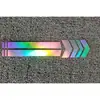 Pegatinas Reflectantes de Flecha para Cubiertas Delanteras y Traseras de Motocicleta, Calcomanías Decorativas Modificadas, Pegatinas Personalizadas Creativas Impermeables y Resistentes al Sol