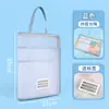 Bolsa de Malla Transparente con Cierre en L para Clasificación de Temas, Archivo Específico por Tema, Bolsa de Tote para Almacenamiento de Exámenes y Tareas Estudiantiles