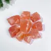 Sal de Naranja Natural Cristal de Roca Cruda Piedra Difusora de Incienso Piedra de Sal de Naranja Cristal Mineral Sal de Roca Adorno para Lámpara Decoración de Escritorio