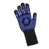 Luvas Anti-Escaldamento de Aramida Resistentes a Altas Temperaturas de 500 Graus Amazon para Churrasco, Isolantes Térmicas, Retardantes de Chama, À Prova de Fogo, Luvas de Silicone de Camada Dupla para Assar