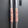 Fundas Decorativas para Manijas de Tela con Temática de Frutas de Primavera, Fundas de Dibujos Animados para Manijas de Refrigerador, Fundas Decorativas Protectoras para Manijas de Puerta de Microondas