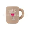 Taza Hongzhou Perlas de Transferencia de Agua Silicona Accesorios DIY Mordedores para Bebé Perlas Sueltas Venta al por Mayor en Stock