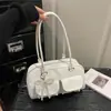Bolso de Hombro con Lazo de Estilo Coreano de Moda para Mujer 2026 Nuevo de Verano Bolso de Hombro Simple y de Moda Bolso Cruzado Casual