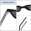 Gafas de Sol Polarizadas de Alta Gama Anti-UV para Adultos Hombres y Mujeres, Gafas de Sol con Montura Cuadrada Retro Protectoras del Sol Kg2501, Para Usar a la Moda