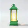 Venda Quente Transfronteiriça Lanterna Pequena Colorida Retrô Lâmpada de Vela Simulação LED Decoração de Mesa Festa de Natal Ano Novo Presente