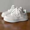 Zapatos Blancos de Suela Gruesa para Mujer Primavera 2024 Nuevos Zapatos de Mujer para Aumentar la Altura Zapatos de Plataforma Casuales Versátiles Tenis Casuales Deportivos