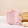 Taza de Cerámica con Macarrón de Recuerdo, Taza de Café para Pareja, Estilo Ins, Sencilla y Creativa, Oficina Hogar