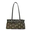 Bolso de lunares estilo coreano, bolso de hombro, bolso de gran capacidad para mujer, moda nicho, bolso de hombro de alta gama para mujer