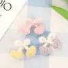 Nuevo Pasador de Pelo con Lazo de Corazón Dulce y Femenino Pasador de Pelo con Lazo Accesorios de Ambiente DIY