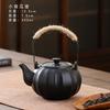 Juego de Tetera de Cerámica, Tetera Rústica de Alfarería con Asa, Recipiente para Preparar Té, Té Blanco, Té Pu-Er, Taza de Té de Flores, Logo Personalizado para Exteriores