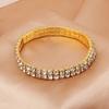 Pulseira de Zircônia de Linha Única Nova Transfronteiriça de Diamante Moda Feminina Simples Linha Única Diamante Completo Corrente de Tênis Atacado Amazon
