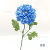 Flor de Loto con Rocío de Mil Posturas de Dos Cabezas Tallo Único Flor Artificial de Seda Flor Falsa Material de Flor para Bodas Marcador de Camino Arreglo Floral Decoración de Escritorio para el Hogar Arte Floral