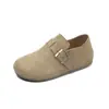Birkenstocks Estilo Coreano Retro para Mujer 2026 Otoño/Invierno Nueva Llegada Zapatos Casuales para Mujer sin Cordones Moda Versátil Hebilla Correa Planos