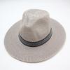 Sombrero Vaquero Occidental de Verano para Hombre, Viajes al Aire Libre, Montañismo, Pesca, Protección Solar, Sombrero de Paja con Ala Ancha Sombrilla Venta al por Mayor