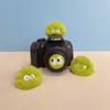 Cámara Digital Micro SLR Cubierta Protectora contra el Polvo para Zapata Flash Felpa de Dibujos Animados Cerdas Negro Verde Piel Cubierta para Zapata Flash Vapor