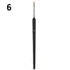 Pluma de punta fina para pintar, acuarela dibujada a mano, pincel de pelo de lobo, pintura china tradicional, pincel de punta fina, mango redondo grueso, pintura de modelos, pluma de punta fina para arte de uñas