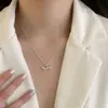Collar de Perro Salchicha Dulce y Genial para Mujer, Sencillo y a la Moda, Estilo Coreano Versátil, Cadena Única para Clavícula, Estilo Ins, Cadena Ligera de Lujo para el Cuello