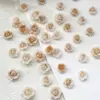 Rosa Rosa Seca Joias para Nail Art Gradiente Camélia Desabrochando Flor Estéreo Artificial Diamante de Resina para Decoração de Unhas