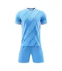 Atacado de Fábrica Roupas de Futebol conjunto Homens e Mulheres Estudantes Manga Curta Secagem Rápida Roupas de Treinamento Esportivo para Equipe Impressão Placa Leve Roupas de Futebol